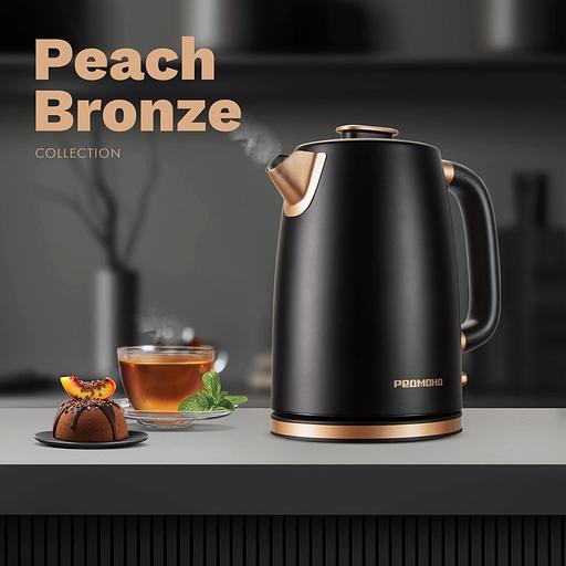 Чайник электрический Редмонд KM240 1.7л. 2200Вт черный/бронзовый фото 8