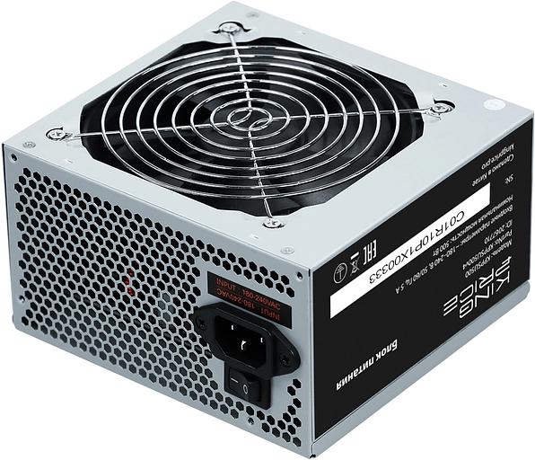 Блок питания KingPrice KPPSU500 ATX 500W (20+4pin) 120mm fan 4xSATA фото 2