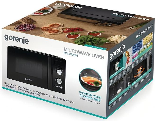 Микроволновая Печь Gorenje MO20A3BH 20л. 800Вт белый фото 7