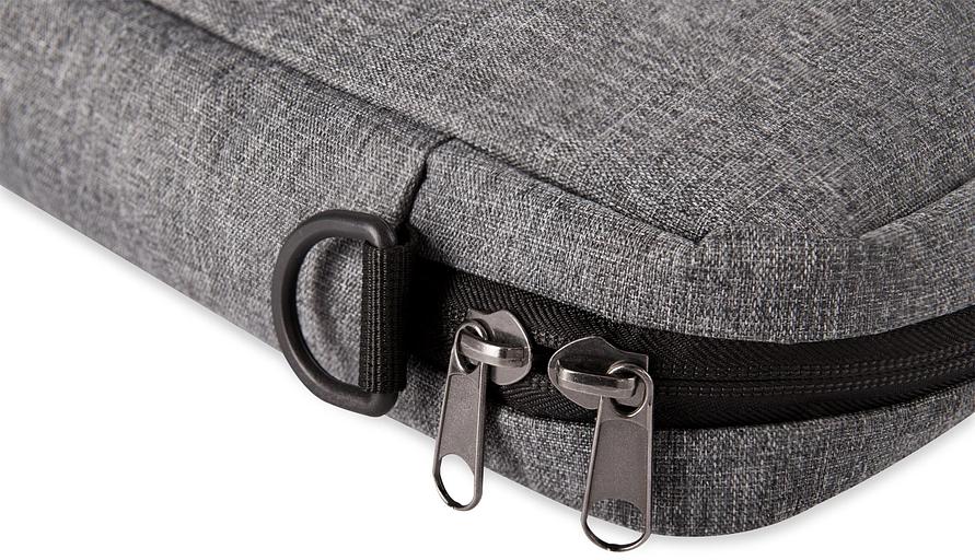Сумка для ноутбука 15.6" Digma R-270 серый/черный полиэстер (R270GBK) фото 8