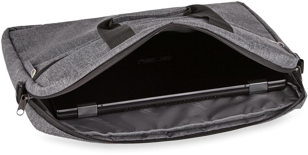 Сумка для ноутбука 15.6" Digma R-270 серый/черный полиэстер (R270GBK) фото 10