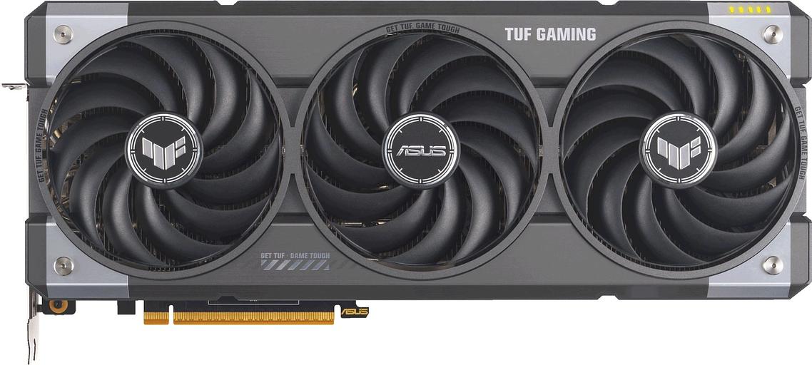 Видеокарта Asus PCI-E TUF-RX9070XT-O16G-GAMING AMD Radeon RX 9070XT 16Gb 256bit GDDR6 2175/20000 HDMIx2 DPx2 HDCP Ret фото 1