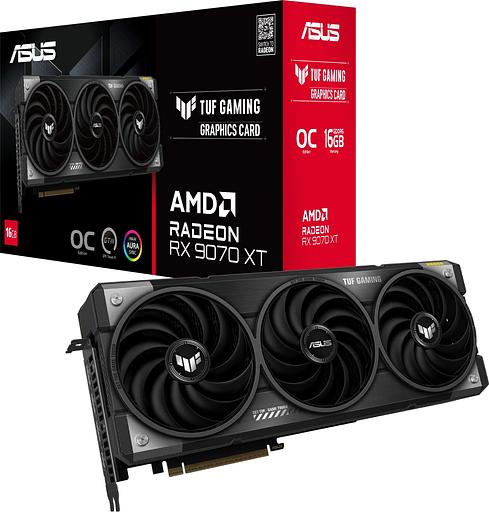 Видеокарта Asus PCI-E TUF-RX9070XT-O16G-GAMING AMD Radeon RX 9070XT 16Gb 256bit GDDR6 2175/20000 HDMIx2 DPx2 HDCP Ret фото 8