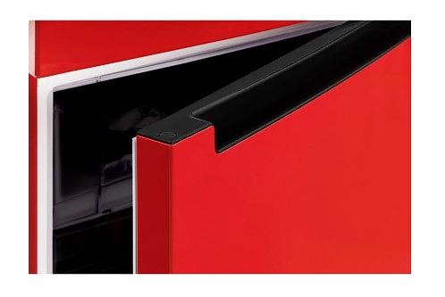 Холодильник Nordfrost NRB 154 R красный мат. двухкамерный 238/115 л морозилка снизу фото 4