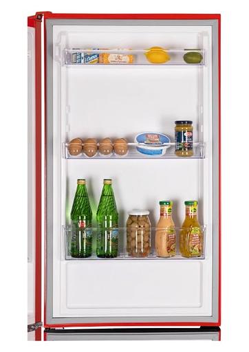 Холодильник Nordfrost NRB 154 R красный мат. двухкамерный 238/115 л морозилка снизу фото 6