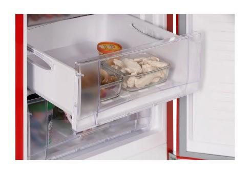Холодильник Nordfrost NRB 154 R красный мат. двухкамерный 238/115 л морозилка снизу фото 9