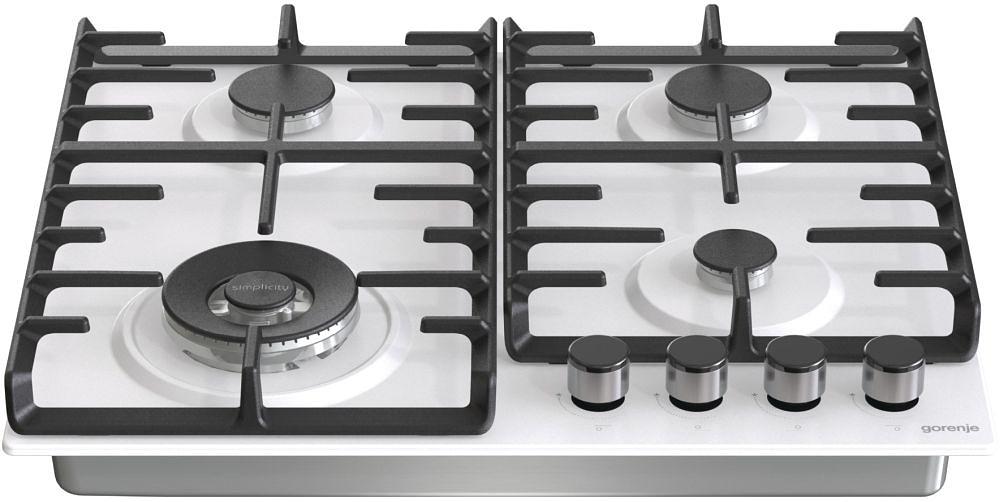 Газовая варочная поверхность Gorenje GW642SYW белый фото 4