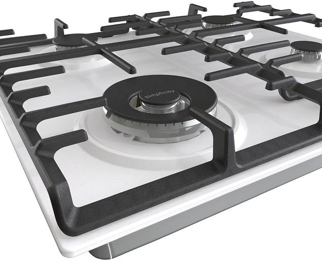 Газовая варочная поверхность Gorenje GW642SYW белый фото 5