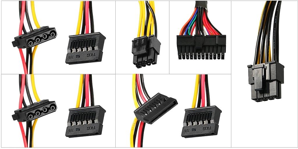 Блок питания KingPrice ATX 550W KPPSU550 (20+4pin) 120mm fan 4xSATA фото 9