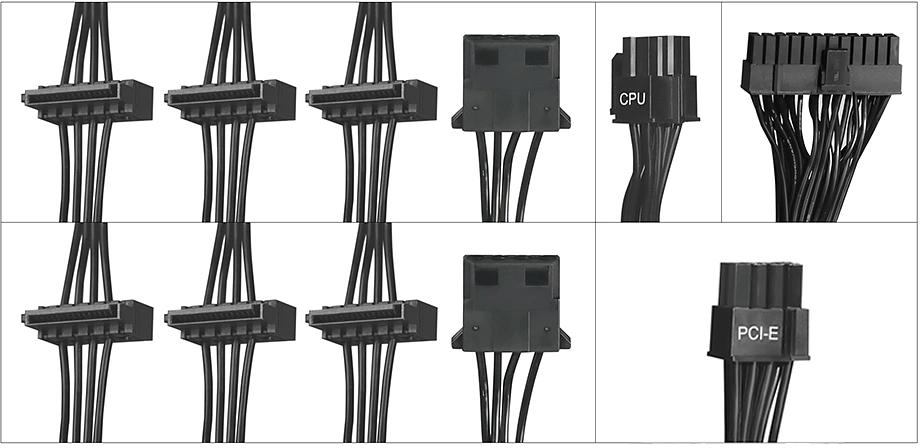 Блок питания Digma ATX 450W DPSU-450W-WH 80 PLUS WHITE (20+4pin) APFC 120mm fan 6xSATA RTL фото 9