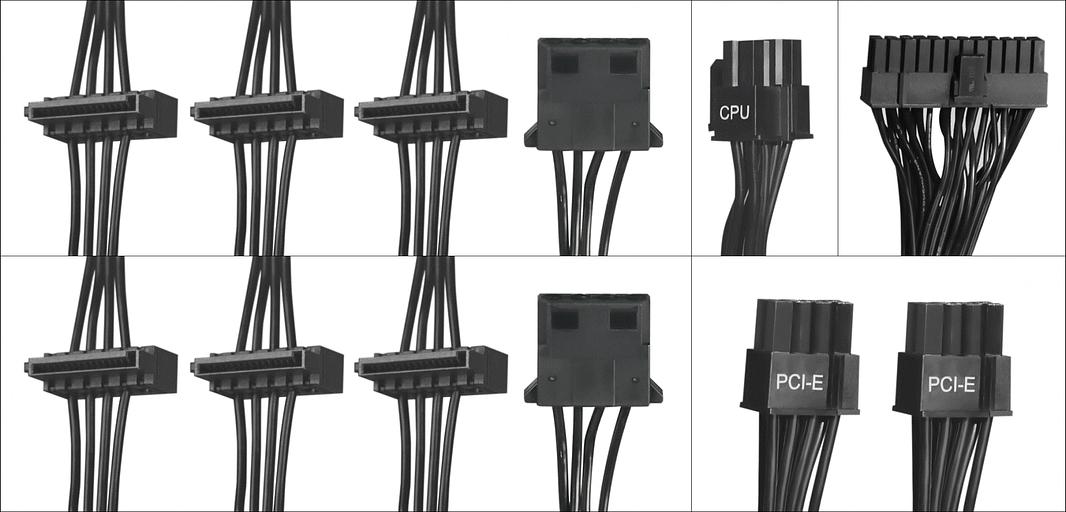 Блок питания Digma ATX 600W DPSU-600W-WH 80 PLUS WHITE (20+4pin) APFC 120mm fan 6xSATA RTL фото 9