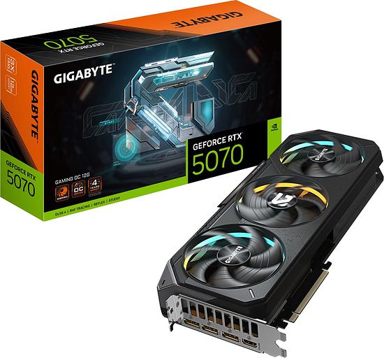 Видеокарта Gigabyte PCI-E GV-N5070GAMING OC-12GD 1.0 NVIDIA GeForce RTX 5070 12Gb 192bit GDDR7 2805/28000 HDMIx1 DPx3 HDCP Ret фото 10