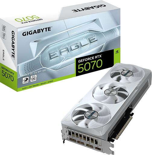 Видеокарта Gigabyte PCI-E GV-N5070EAGLEOC ICE-12GD 1.0 NVIDIA GeForce RTX 5070 12Gb 192bit GDDR7 2805/28000 HDMIx1 DPx3 HDCP Ret фото 10