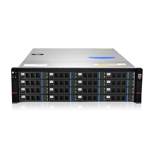 Gooxi RMC3116-670-HS-D 3U 16x 3.5" (2.5"); 2x 2.5" rear SAS/SATA; 12Gb/s passive backplane (4xSFF-8643); MB EEB/CEB/ATX/Micro ATX; 7x FHFL slots; 2x1300W(EU power cables), rail фото 1