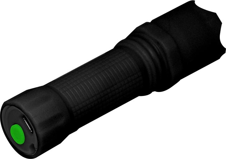 Фонарь ручной Gauss GFL207 черный 3Вт встроенный аккумулятор (GF207) фото 2