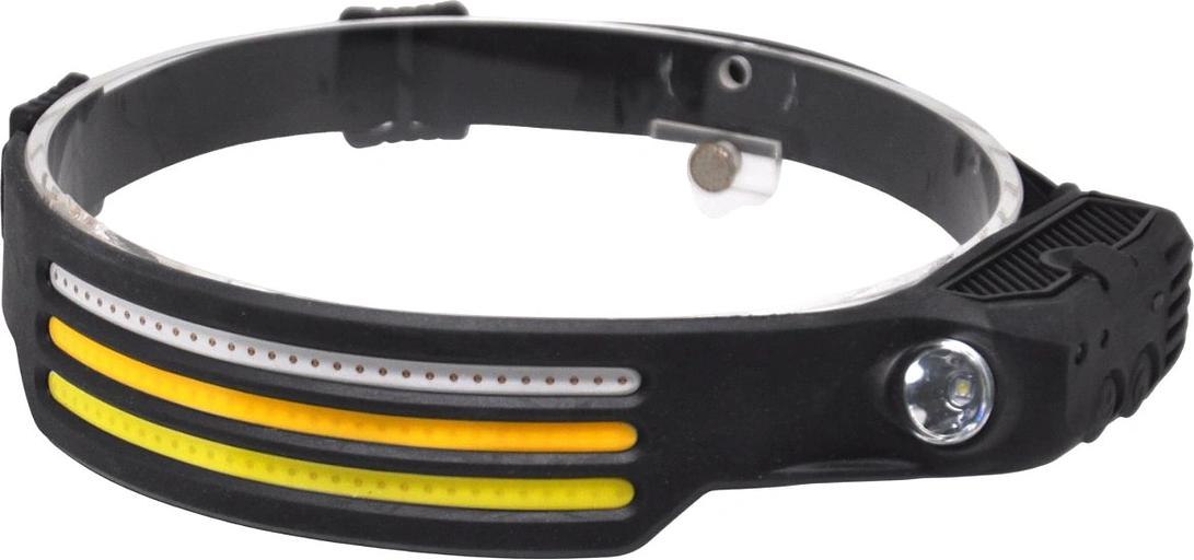 Фонарь налобный Gauss GFL412 черный 13Вт лам.:светодиод. встроенный аккумулятор (GF412) фото 1