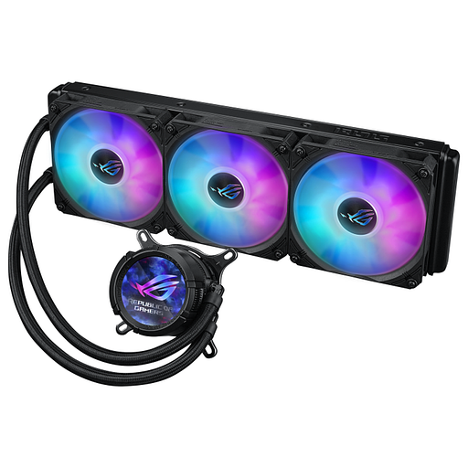 Жидкостная система охлаждения ASUS ROG STRIX LC III 360 ARGB LCD фото 2