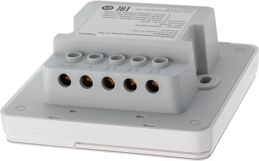 Умный выключатель Aqara Z1 Pro ZNQBKG43LM 2-хкл. белый (ZNQBKG43LM_WH) фото 2