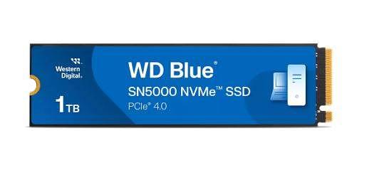 Твердотельный диск 1TB WD Blue, NVMe, M.2 2280, [R/W - 5150/4900 MB/s] фото 2
