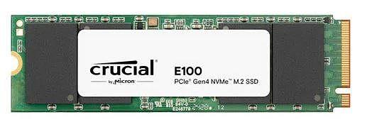 Твердотельный диск 480GB Crucial E100 M.2, NVMe 3D TLC [R/W - 5000/4500 MB/s] фото 1