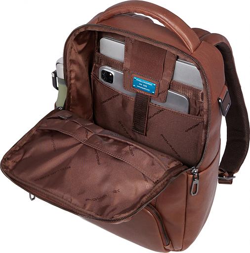 Рюкзак Piquadro Cronus CA6687S134/M коричневый кожа фото 6