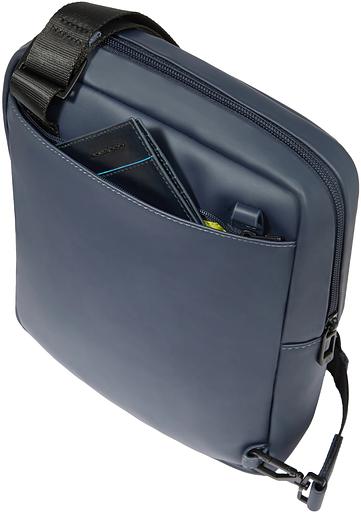 Сумка Piquadro Wollem CA1816W129W/BLU синий полиэстер/натур.кожа фото 5