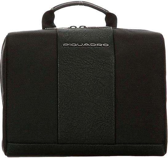 Косметичка Piquadro Brief2 BY3058BR2/N черный нейлон/натур.кожа фото 1