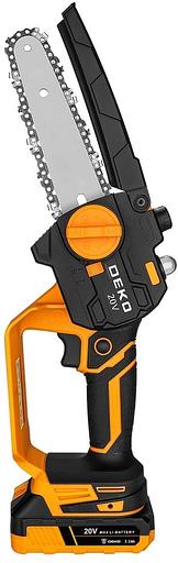 DEKO DKCHS 20-6 PRO Пила цепная аккумуляторная [083-2012] { 20В, 2x2.2Ач, 2 шины и 2 цепи в кейсе } фото 3