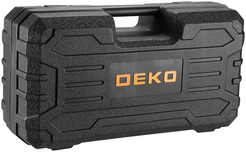 DEKO DKCHS 20-6 PRO Пила цепная аккумуляторная [083-2012] { 20В, 2x2.2Ач, 2 шины и 2 цепи в кейсе } фото 5