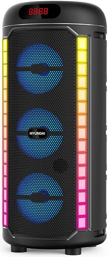 Минисистема Hyundai H-MC1221 черный 15Вт FM USB BT SD/MMC фото 2