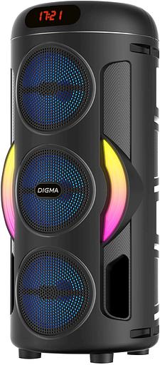 Минисистема Digma D-MC1721 черный 10Вт FM USB BT micro SD фото 2