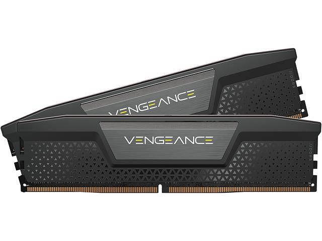 Модуль памяти CORSAIR 32GB 6000МГц DDR5 CL30 DIMM (Kit of 2x16GB) XMP 3.0, Vengeance Black фото 1