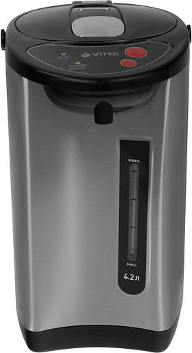 Термопот Vitek VT-7101 4.2л. 730Вт черный/серебристый фото 4
