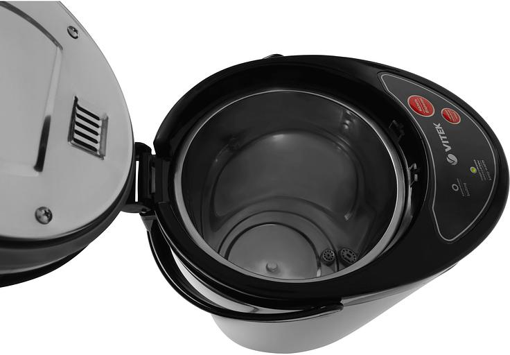 Термопот Vitek VT-7101 4.2л. 730Вт черный/серебристый фото 8