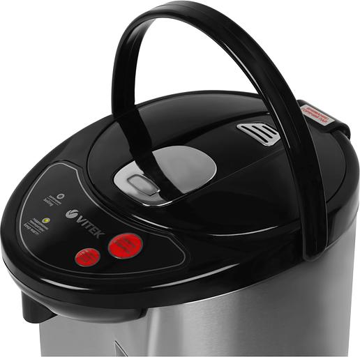 Термопот Vitek VT-7101 4.2л. 730Вт черный/серебристый фото 9