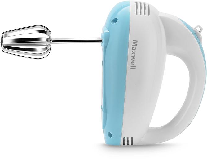 Миксер ручной Maxwell MW-1360 300Вт белый фото 3