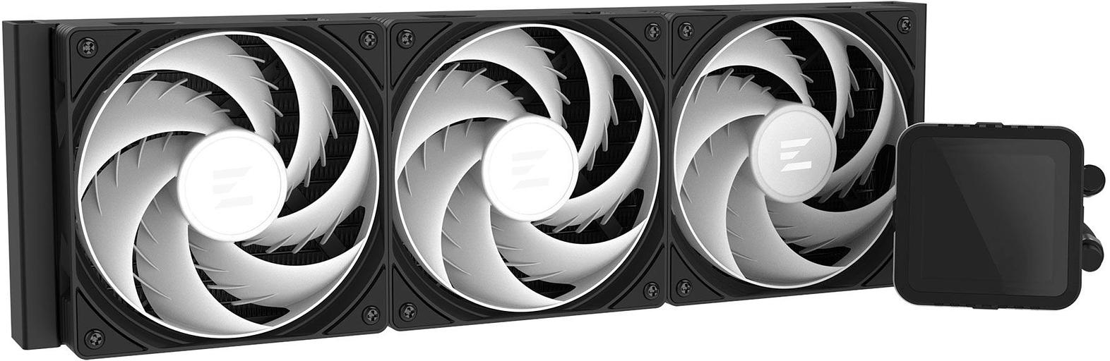 Система водяного охлаждения Zalman Alpha2 A36 DS ARGB Soc-AM5/AM4/1151/1200/2066/2011/1700 черный 4-pin 29.7dB CU LCD 350W Ret (ALPHA2 A36 DS BLACK) фото 2