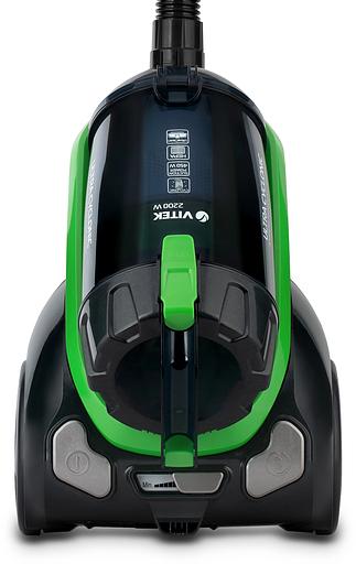 Пылесос Vitek VT-8130 2200Вт черный/зеленый фото 4