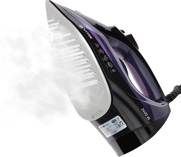 Утюг Vitek VT-8316 2400Вт черный/фиолетовый фото 4