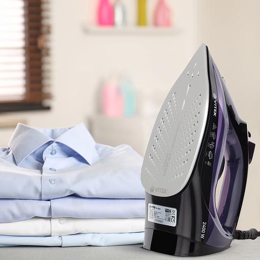 Утюг Vitek VT-8316 2400Вт черный/фиолетовый фото 5