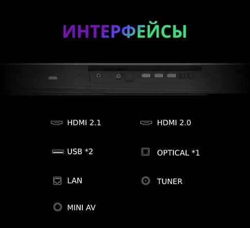 Телевизор OLED Skyworth 55" 55SXF9800 BM Series Frameless черный/черный 4K Ultra HD 120Hz DVB-T DVB-T2 DVB-C DVB-S DVB-S2 USB WiFi Smart TV фото 10