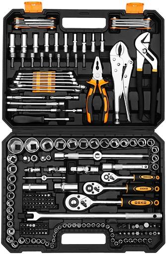 Набор инструментов Deko DKMT213 213 предметов (жесткий кейс) фото 1