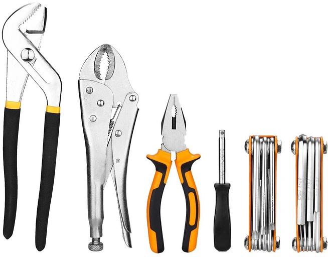 Набор инструментов Deko DKMT213 213 предметов (жесткий кейс) фото 3