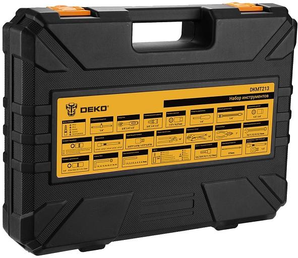 Набор инструментов Deko DKMT213 213 предметов (жесткий кейс) фото 7