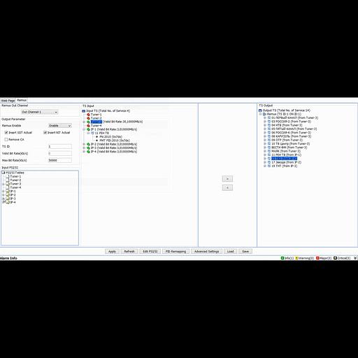 Модуль 4-тюнерного трансмодулятора QAM DMM-2410TM-30T2C (4 PLP DVB-T2 в 4 DVB-C) для цифровой ГС PBI DMM-1000 фото 5