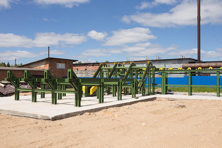 Линия сортировки брёвен фото 4