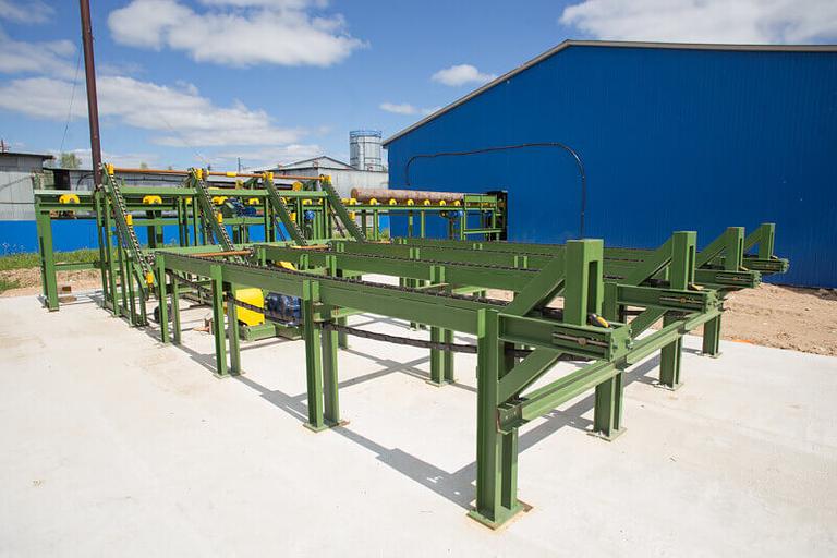 Линия сортировки брёвен фото 5