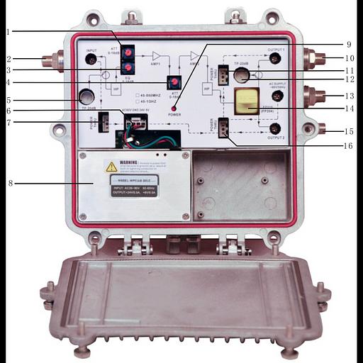 Усилитель кабельный абонентский SNR-HA-110-38 фото 3