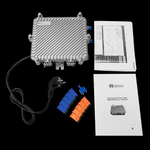 Приёмник оптический для сетей КТВ Vermax-LTP-116-7-OSb фото 2
