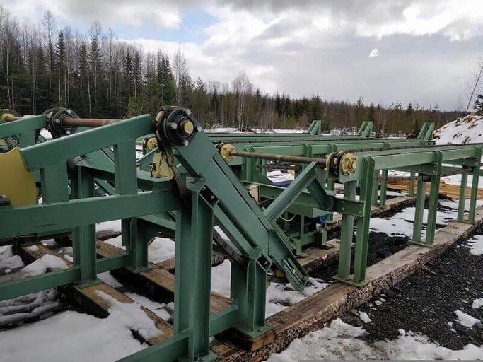 Накопительный стол для брёвен фото 5